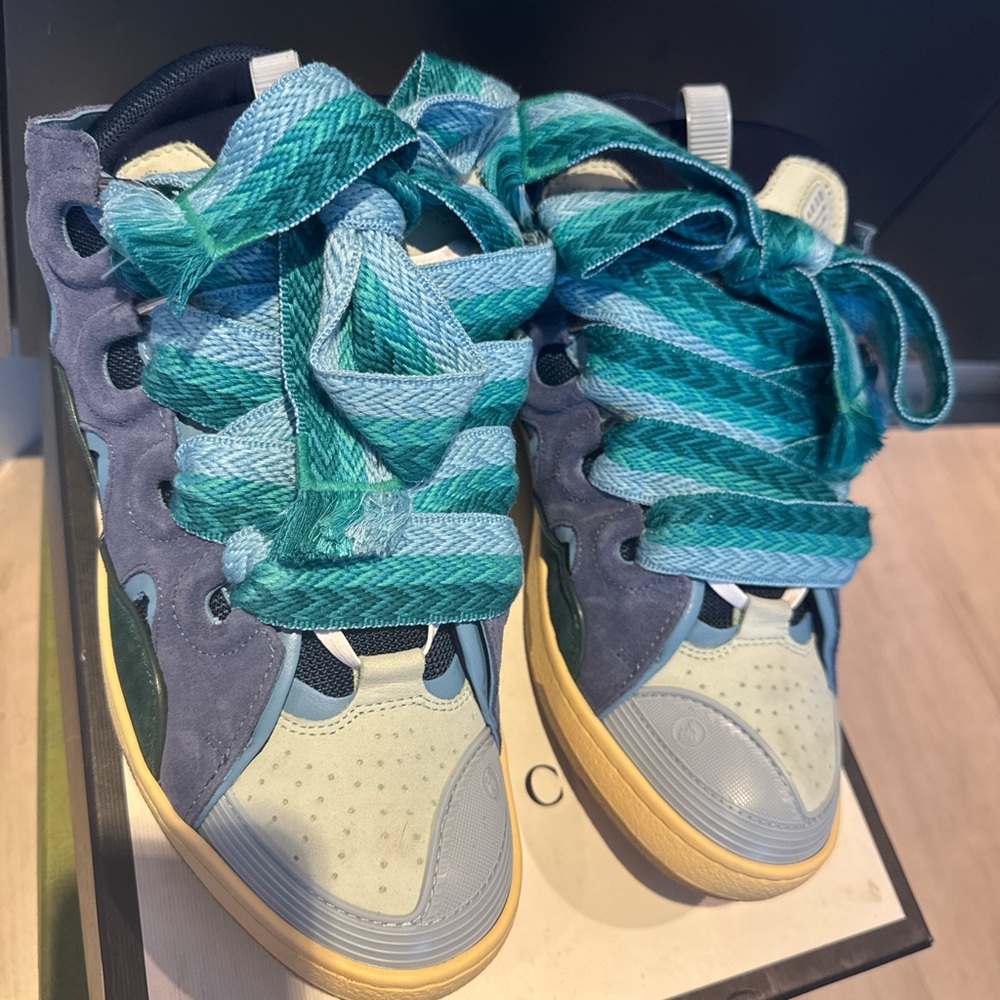 Lanvin Shoes with Blue and Green Accents